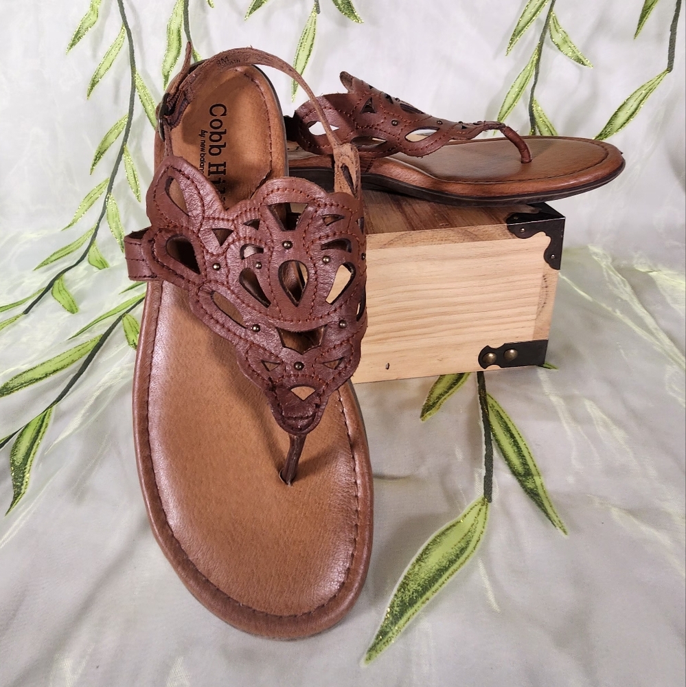 🏝Cobb Hill by New Balance Women's Brown Leather Sandals